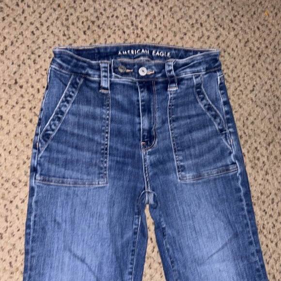 High waisted flared AE jeans! - Picture 2 of 3
